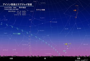 ラブジョイ彗星の位置!