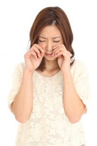 涙が